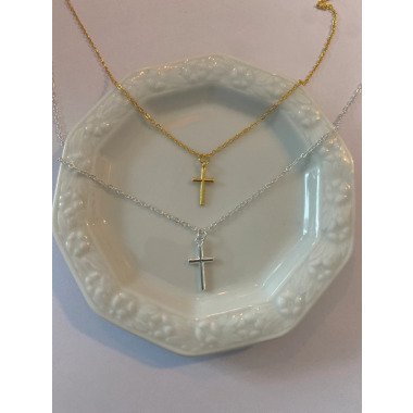 Kreuz Kette, Halskette, Religiöse Religions Schmuck, Kommunion, Konfirmation