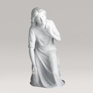 Madonna mit Kind Figur & Madonna Skulptur aus Marmorguss Maria Spicatus
