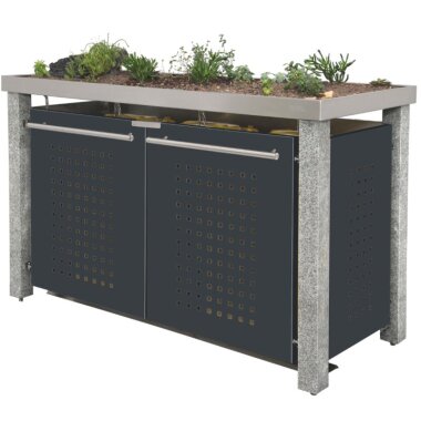 Mülltonnenbox Typ- Pflanzenwanne F-Design