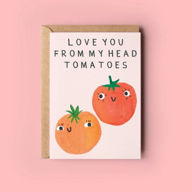 Tomaten Love You Karte | Frau Freundin Freund
