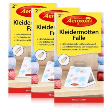 Aeroxon Insektenfalle Aeroxon Kleidermotten Falle 2 Stück - Zur Befallsermittlun
