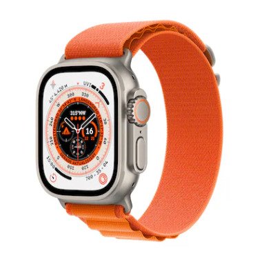 Apple Watch Ultra LTE 49mm Titanium Alpine Loop Orange Small