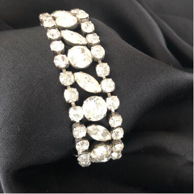 Brautschmuck Armband aus Kristall & 1950S Atemraubend Schönes Sehr Elegantes