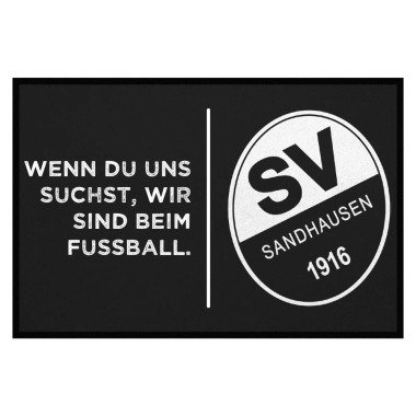 Fußmatte SVS-FANMATTE Design Wir sind beim Fußball