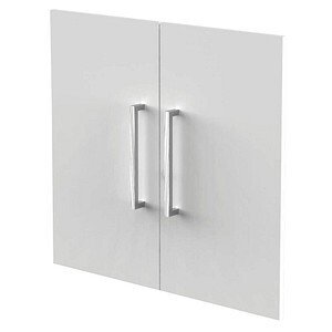 Kerkmann Aluminiumregale & Kerkmann Priola Türen weiß 70,0 cm