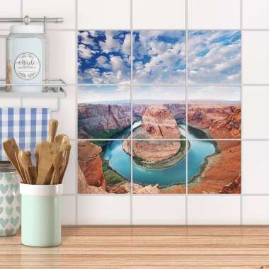 Klebefliesen für Küche & Bad Design: Grand Canyon 15x15 cm