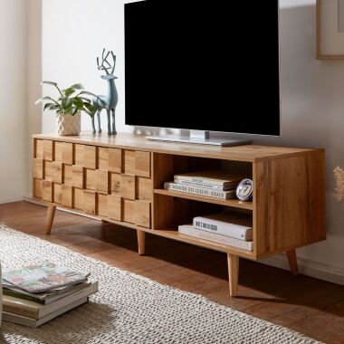 Lowboard Holz Eiche-Dekor 160x51x40 cm TV-Kommode