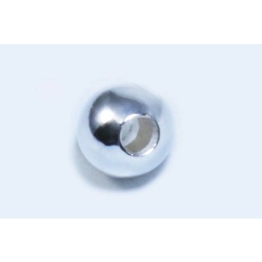 Schmuck Bastelset & Perlen aus 925 Silber, Ø 4 mm, glatt