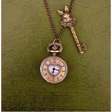 Alice Im Wunderland Taschenuhr Halskette