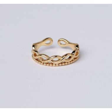 Modeschmuck Ring von Sweet7 aus Metall in Gold