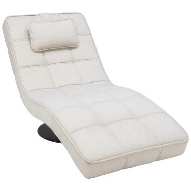 Relaxliege in Beige & Hom`in Relaxliege , Beige , Textil , Uni , 1-Sitzer