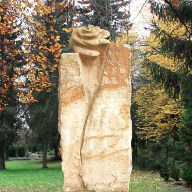 Sandstein Stele für Doppelgrab online kaufen Casina