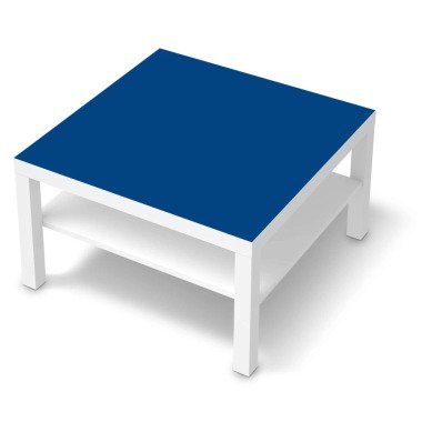 Selbstklebende Folie IKEA Lack Tisch 78x78 cm Design: Blau Dark