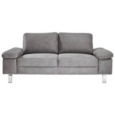 TV-Hocker & Hom`in Zweisitzer-Sofa , Grau , Textil , 2-Sitzer , 194x86x97