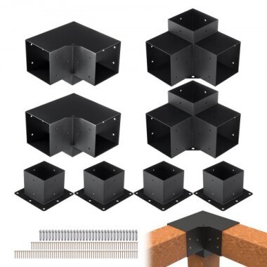 VEVOR 8er-Set Pfostenverbinder aus 2 mm dicken