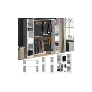 VICCO Kleiderschrank GUEST XL offen begehbar