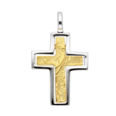 Adelia´s Kettenanhänger 333 Gold Kreuz Anhänger