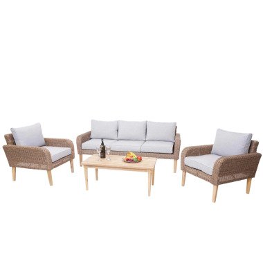 Garnitur MCW-H57, Garten-/Lounge-Set Sofa