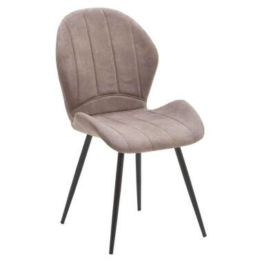 Livetastic Stuhl , Sand , Metall, Textil , konisch, Rundrohr , 51x89x56