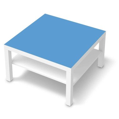 Selbstklebende Folie IKEA Lack Tisch 78x78 cm Design: Blau Light