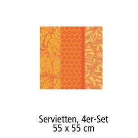 Servietten, 4er-Set,55 x 55 cm Tischgarnitur