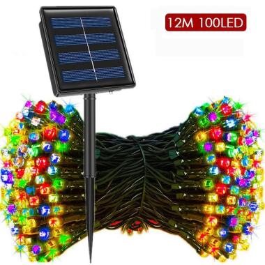 100LED Outdoor Led Solar Lichterketten Fee