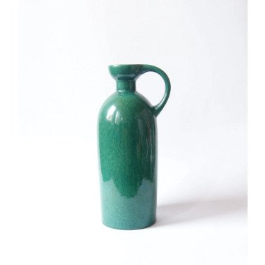 Grabvase in Grün & Ruscha Vase Modell Nr. 321/4 Grüne Kupferglasur Wgp
