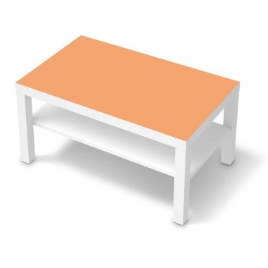 Möbelfolie IKEA Lack Tisch 90x55 cm Design: Orange Light