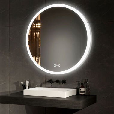 EMKE Badspiegel mit Beleuchtung Badezimmerspiegel