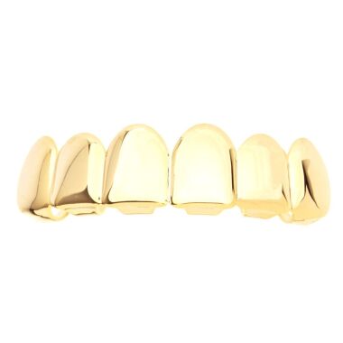 Grill mit Zirkonia & Grillz Gold *One size fits all* TOP