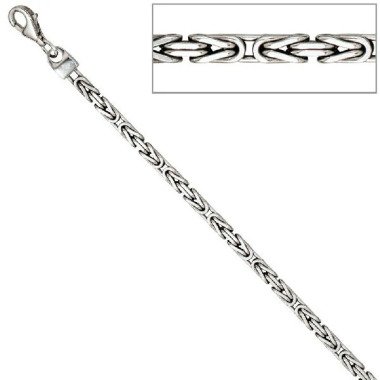 Königskette 925 Sterling Silber 3,1 mm 45 cm Halskette Kette Silberkette CJ