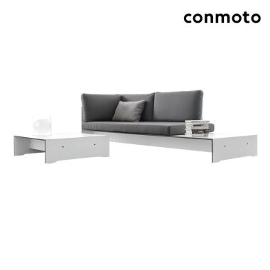 Moderne HPL Loungegruppe aus Sofa und Tisch