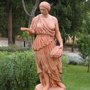 Terrakotta Frauen Skulptur griechisch Atheia