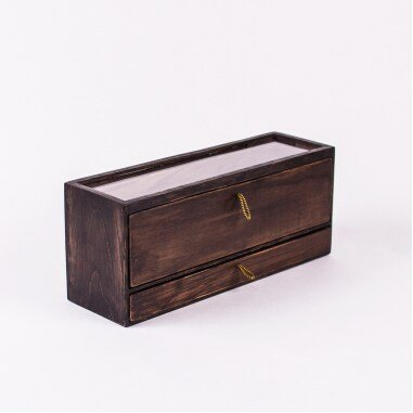 Walnuss Holz Uhren Organizer Box, Handgemachte Uhrenhülle Und Display