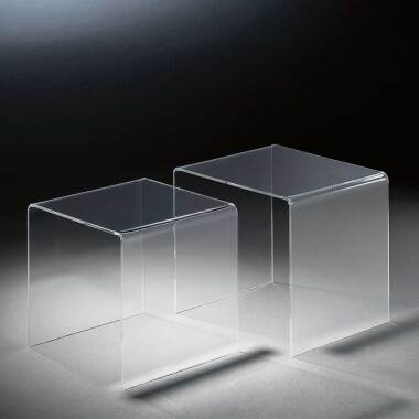Beistelltisch Set aus Acrylglas online kaufen (zweiteilig)
