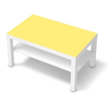 Designtisch in Gelb & Möbelfolie IKEA Lack Tisch 90x55 cm Design: Gelb Light