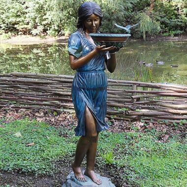 Edle Bronze Statue für den Garten Adelphia