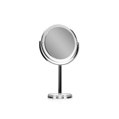 Gillian Jones Table mirror silver/acryl x5 magnifying
