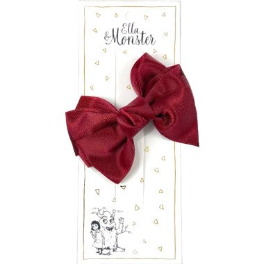 Haarclip ROMANTIC BOW in red