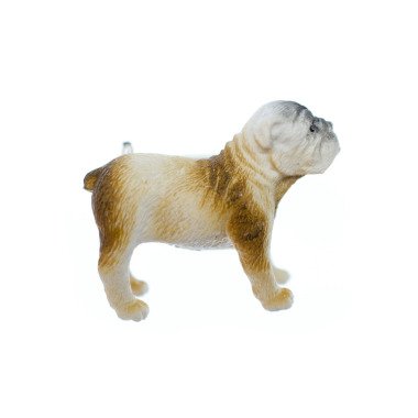 Mopps Brosche Moppsbrosche Miniblings Hund Weiß Bauen Mops Haustier Schoßhund