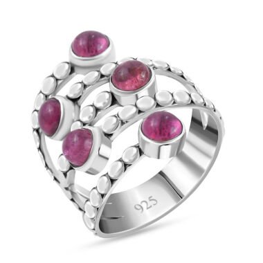 Royal Bali Kollektion rosa Turmalin-Ring