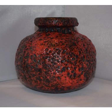 Scheurich 284-15 Design Keramik 60S 70S Wgp Vase Fatlava Vintage Mcm