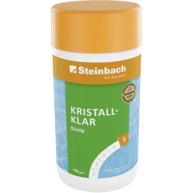 Steinbach Poolpflege Kristallklar Algezid 1 L, Aktivsauerstoff