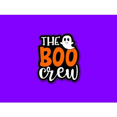 The Boo Crew Personalisierter Die Cut Aufkleber
