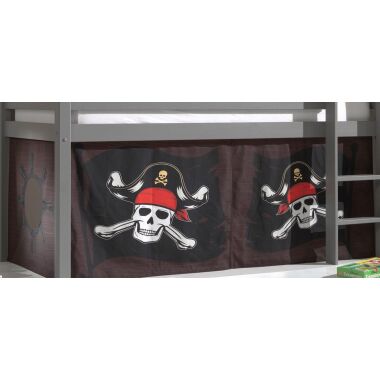 Vorhangset Pirat Spielbettvorhang Kinderbettvorhang
