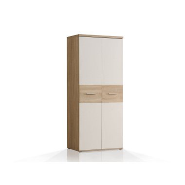 WALDY Kleiderschrank mit 2 Türen, Material
