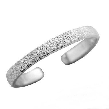 Zehenring Zehring Sandgestrahlt 925 Silber Fuss Schmuck Ring