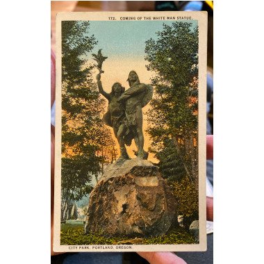 Echt Coole Antike Postkarte Von Coming Of
