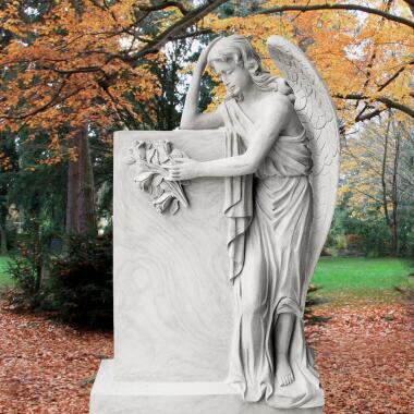 Heller Grabengel für Urnengrab Florencia