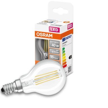 Osram LED Lampe ersetzt 40W E14 Tropfen P45